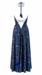 Abito lungo fantasia paisley