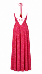 Abito lungo fantasia paisley