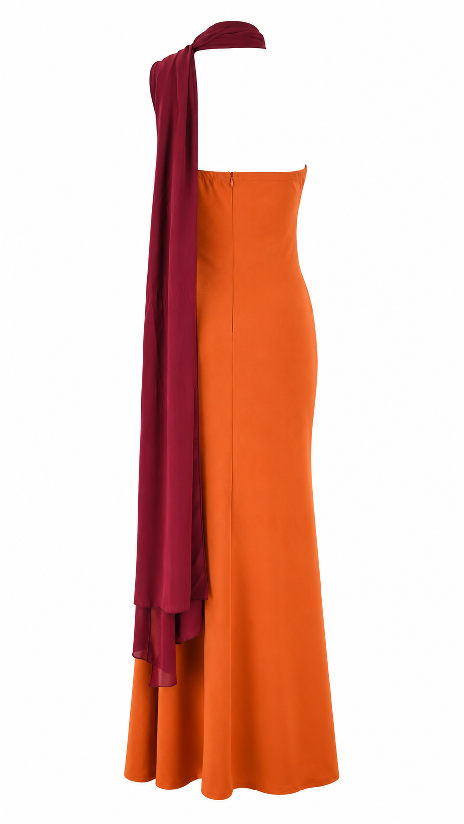 Strapless short dress with tiered skirt