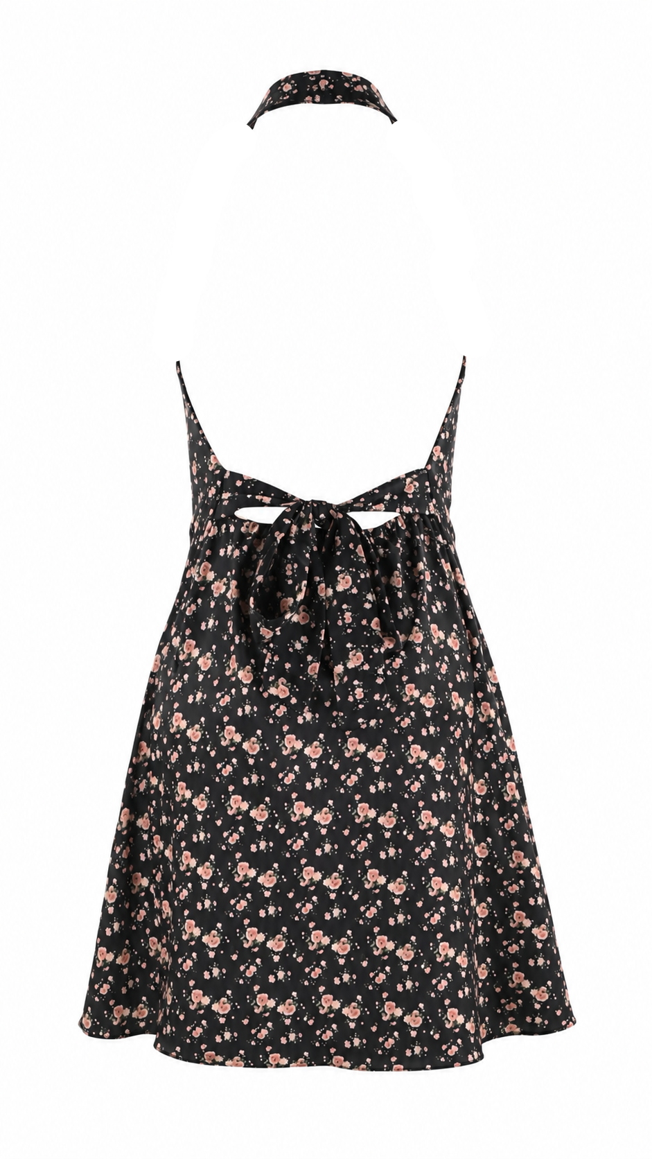 Strapless short dress with tiered skirt