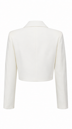 Gilet corto con bottoni