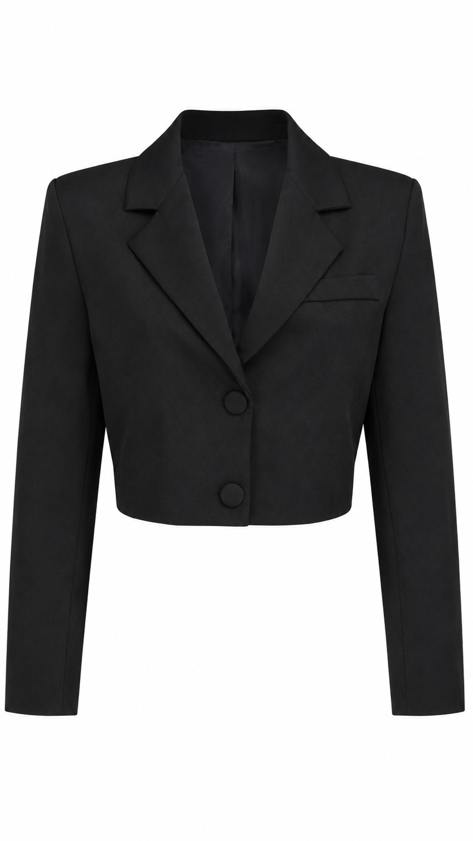 Gilet corto con bottoni