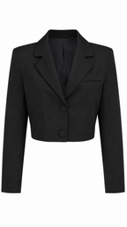 Gilet corto con bottoni