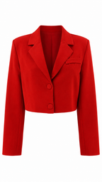 Gilet corto con bottoni