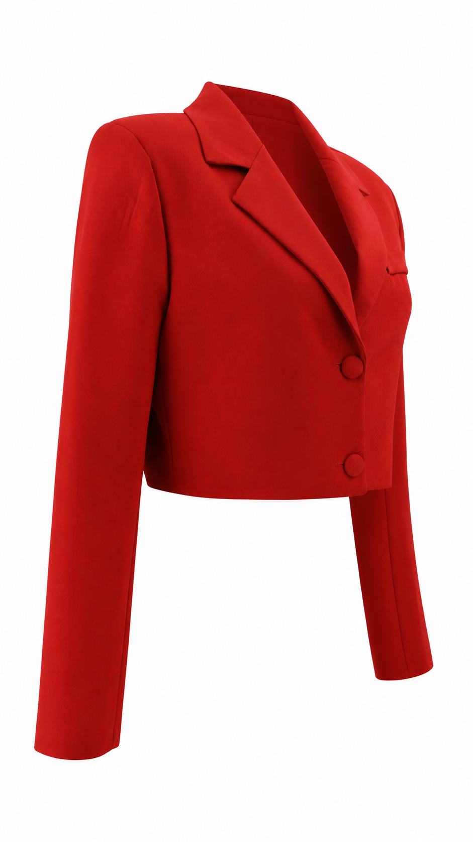Gilet corto con bottoni