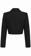 Gilet corto con bottoni