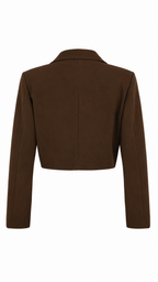 Gilet corto con bottoni