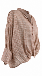Camicia leggera con nodo frontale