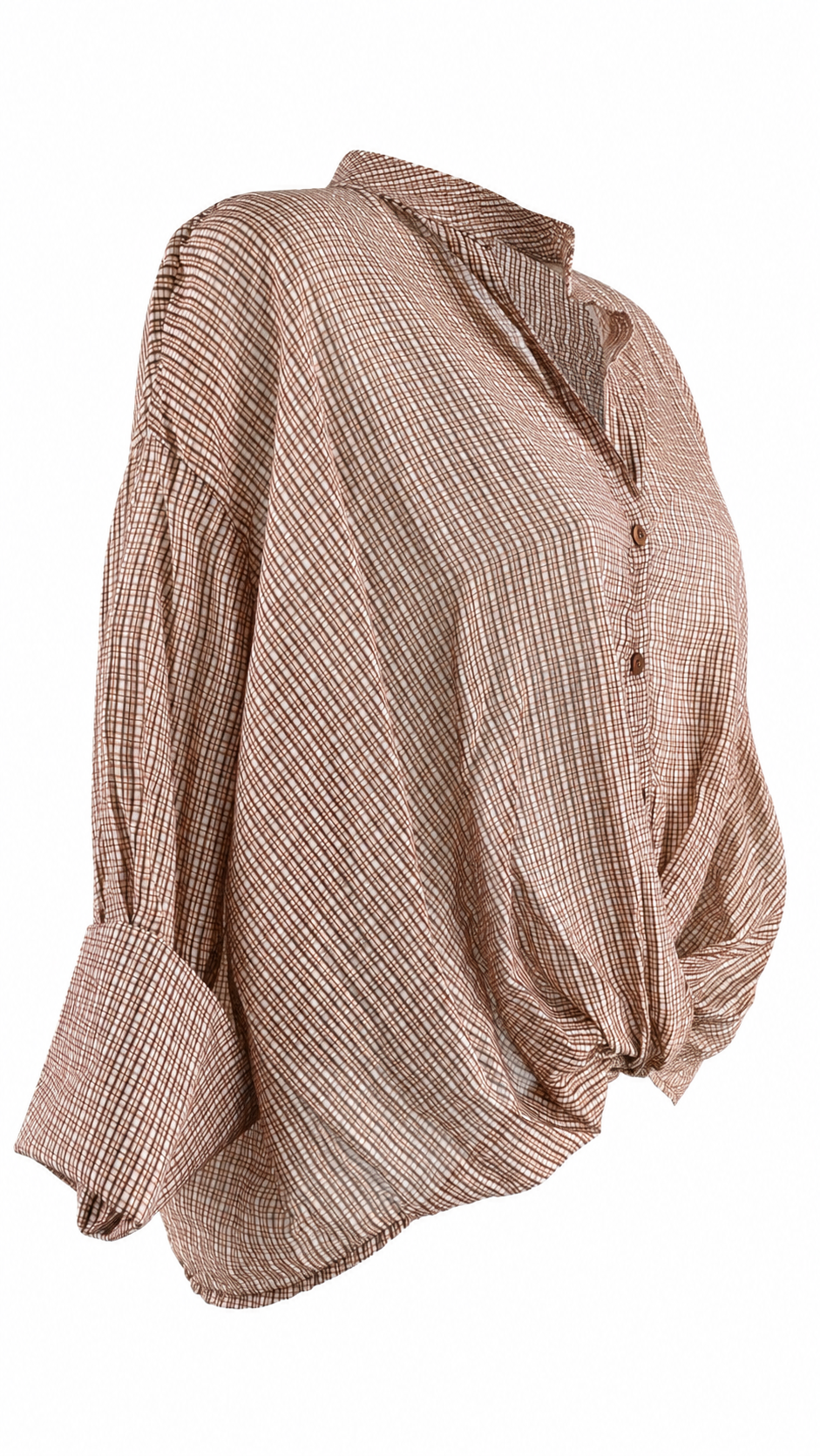 Camicia leggera con nodo frontale