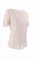 T-shirt in pizzo