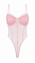 Body in pizzo con retro perizoma