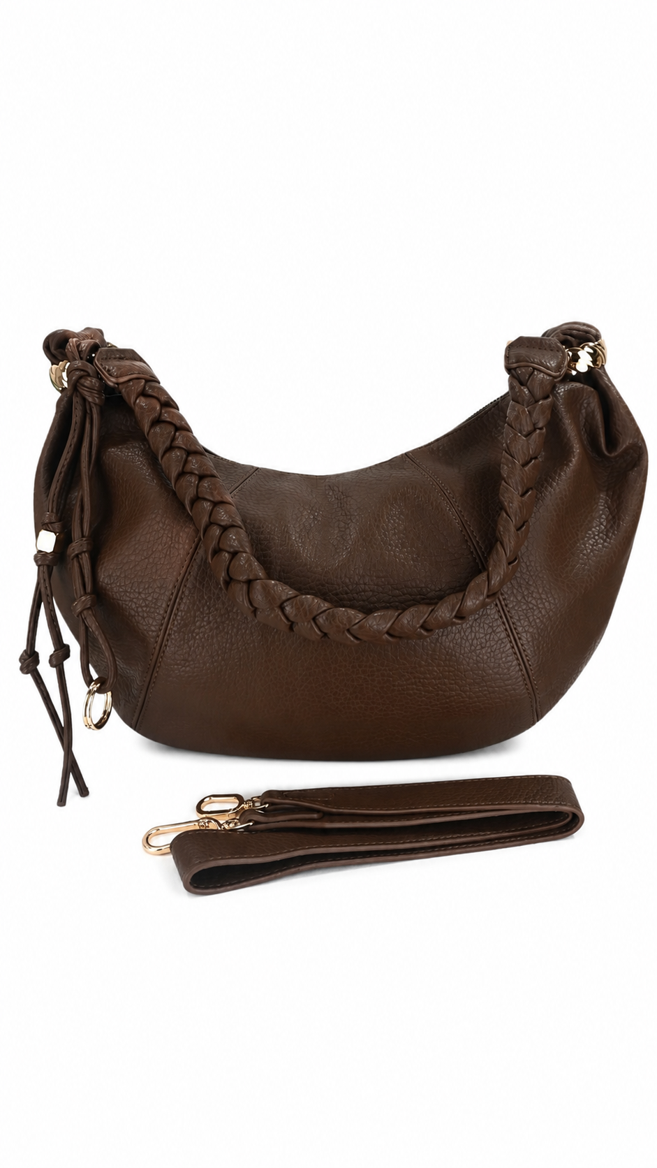 Bolso de mano a rayas