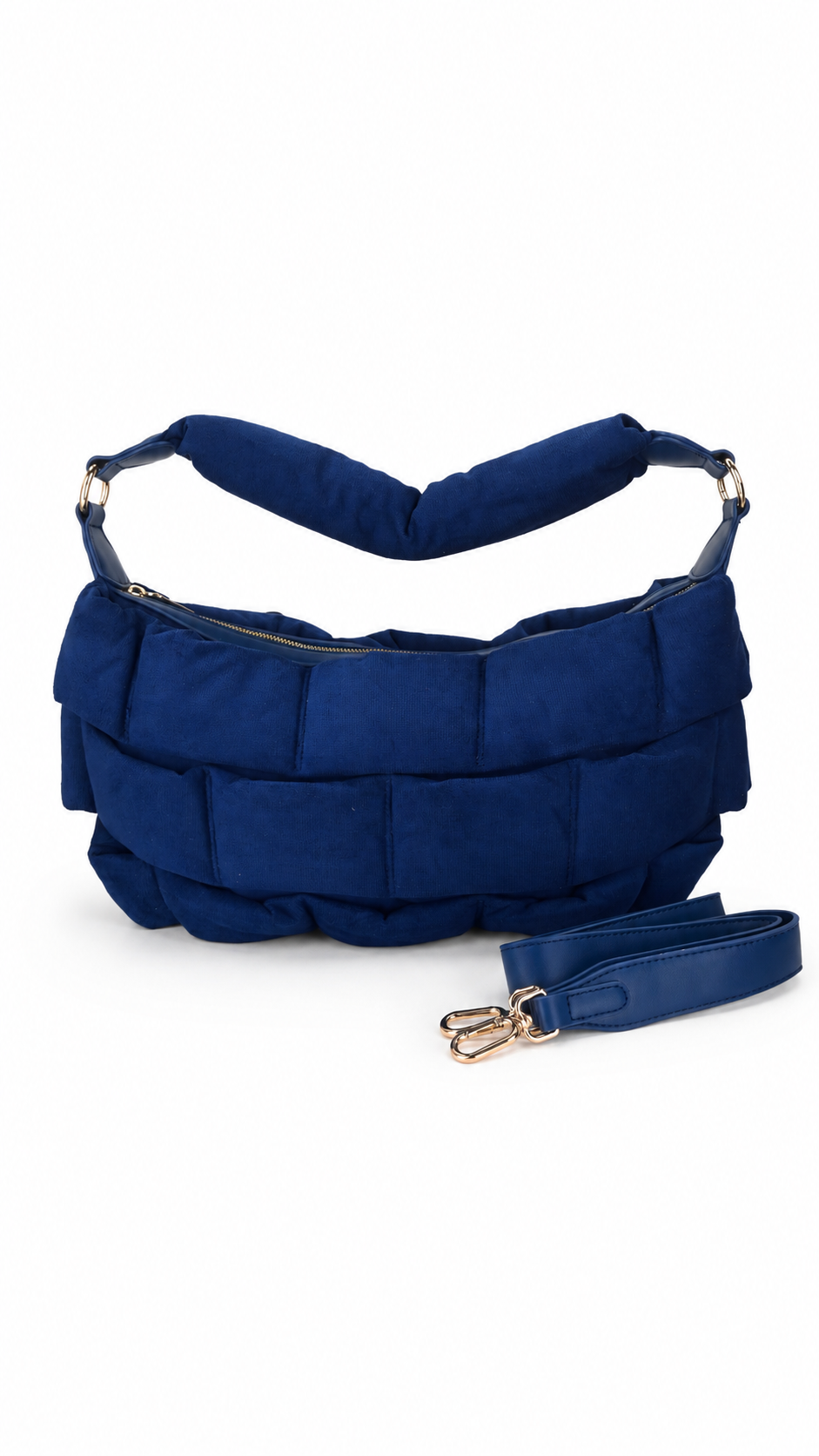 Bolso de mano a rayas