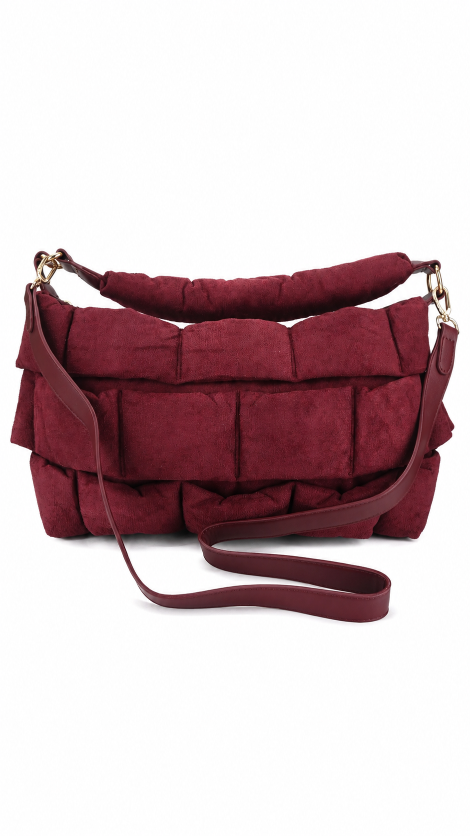 Bolso de mano a rayas