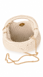 Clutch bag intrecciata