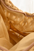 Borsa in corda attrecciata con nappina
