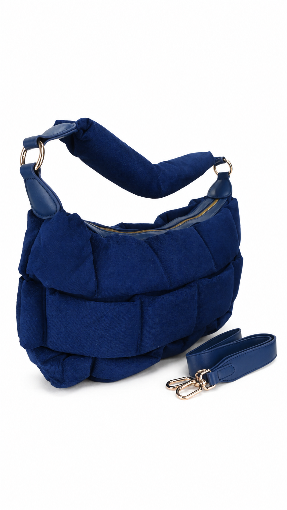 Bolso de mano a rayas