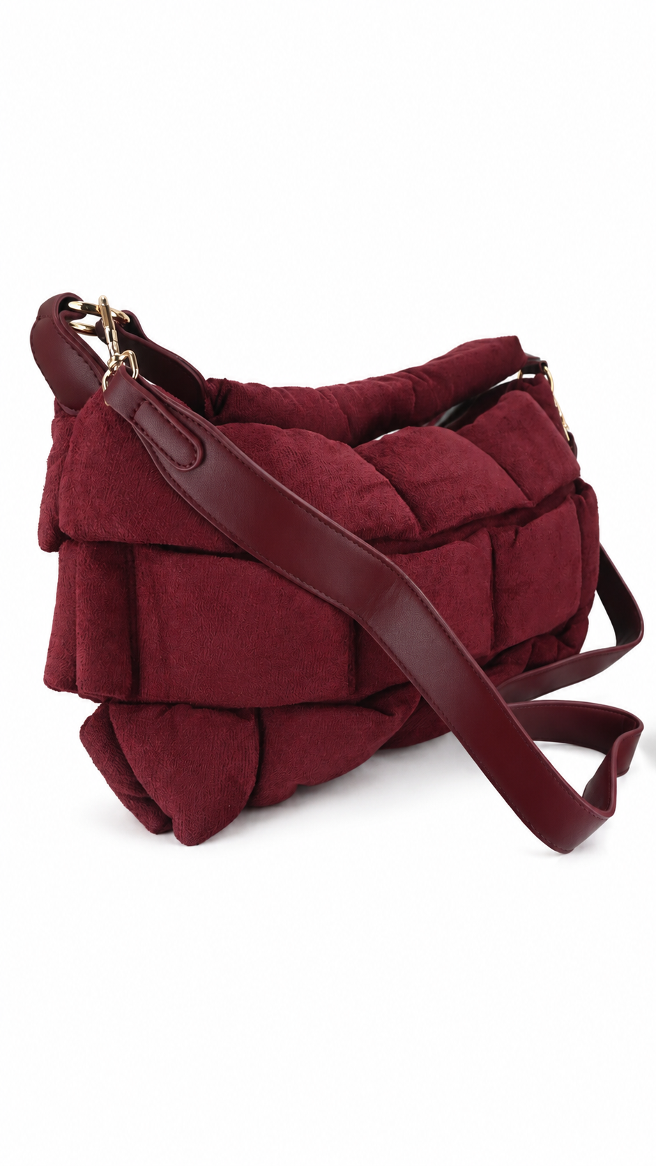 Bolso de mano a rayas