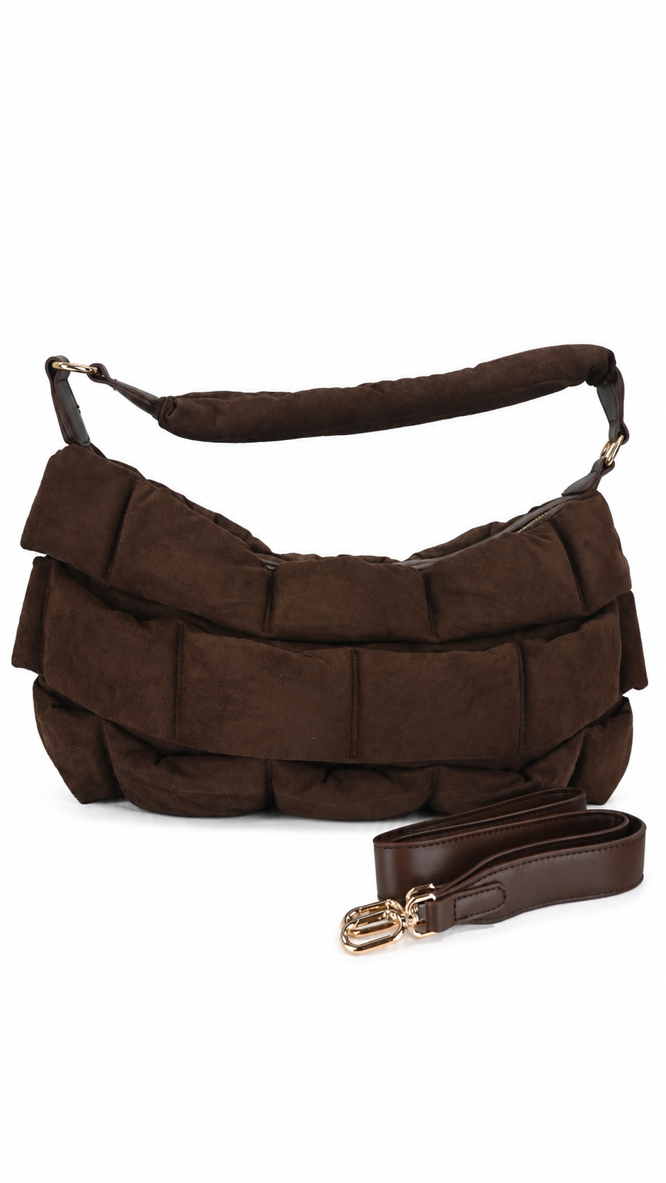 Bolso de mano a rayas