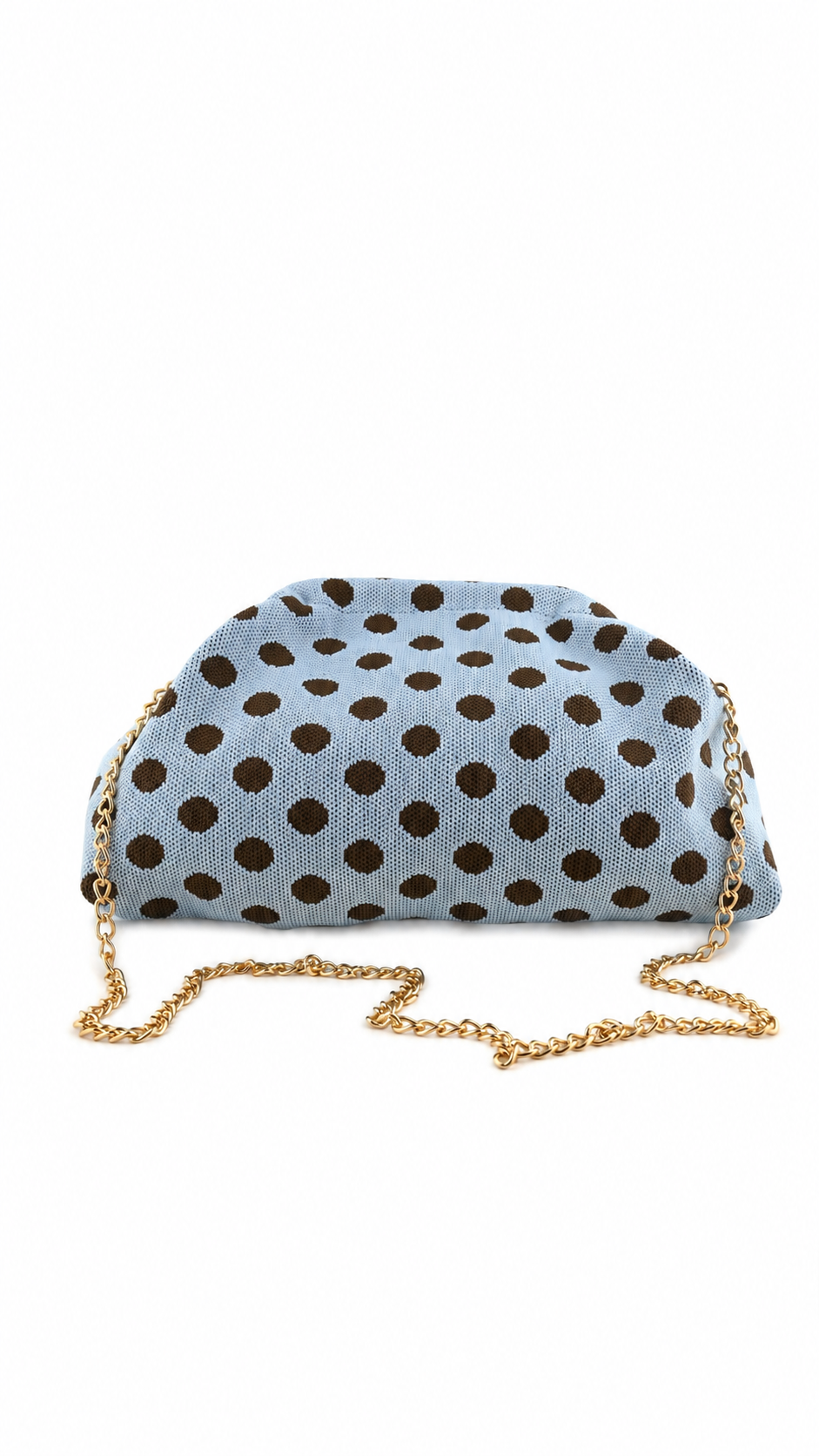 Cartera de mano de lunares
