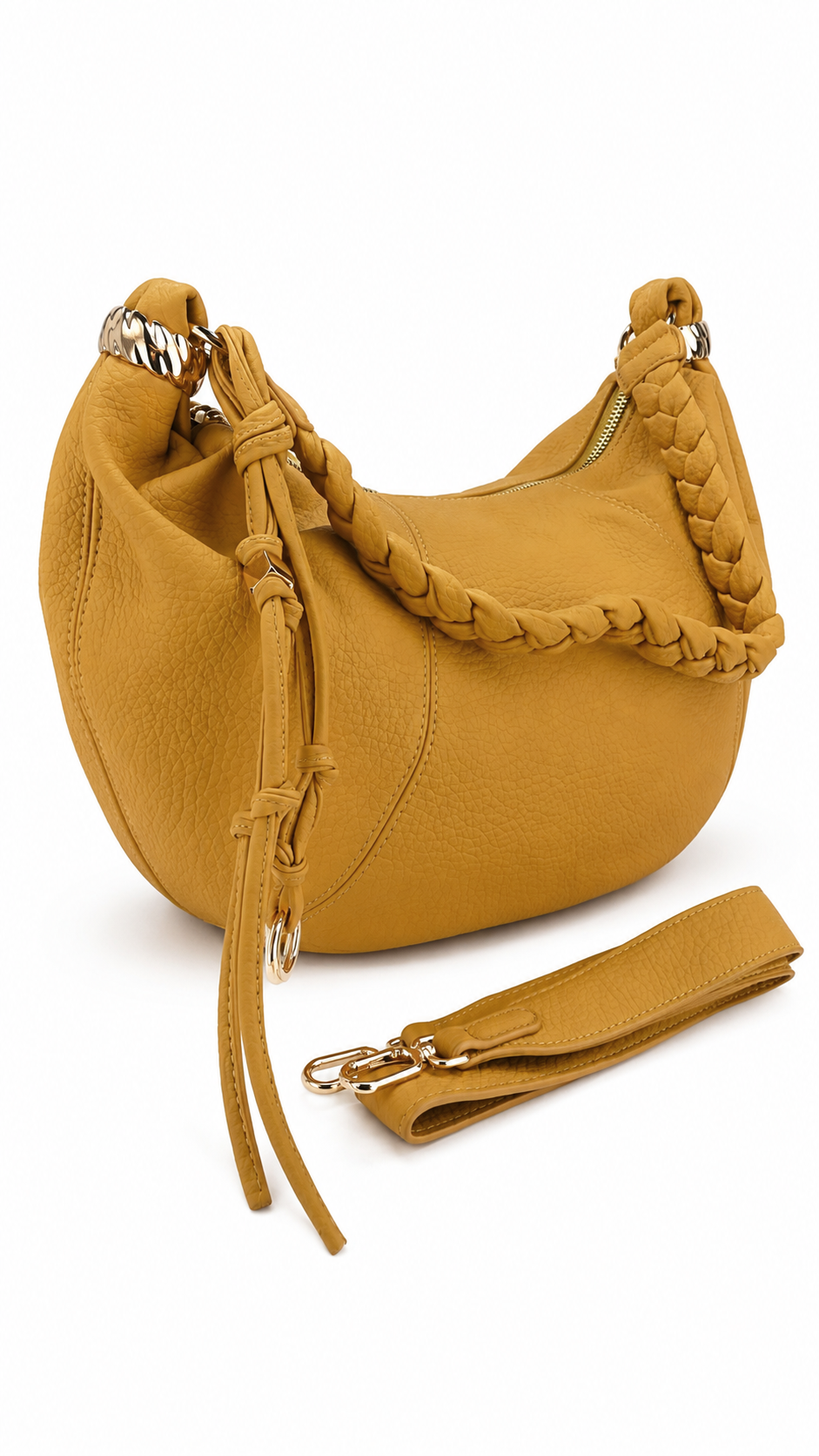 Bolso de mano a rayas