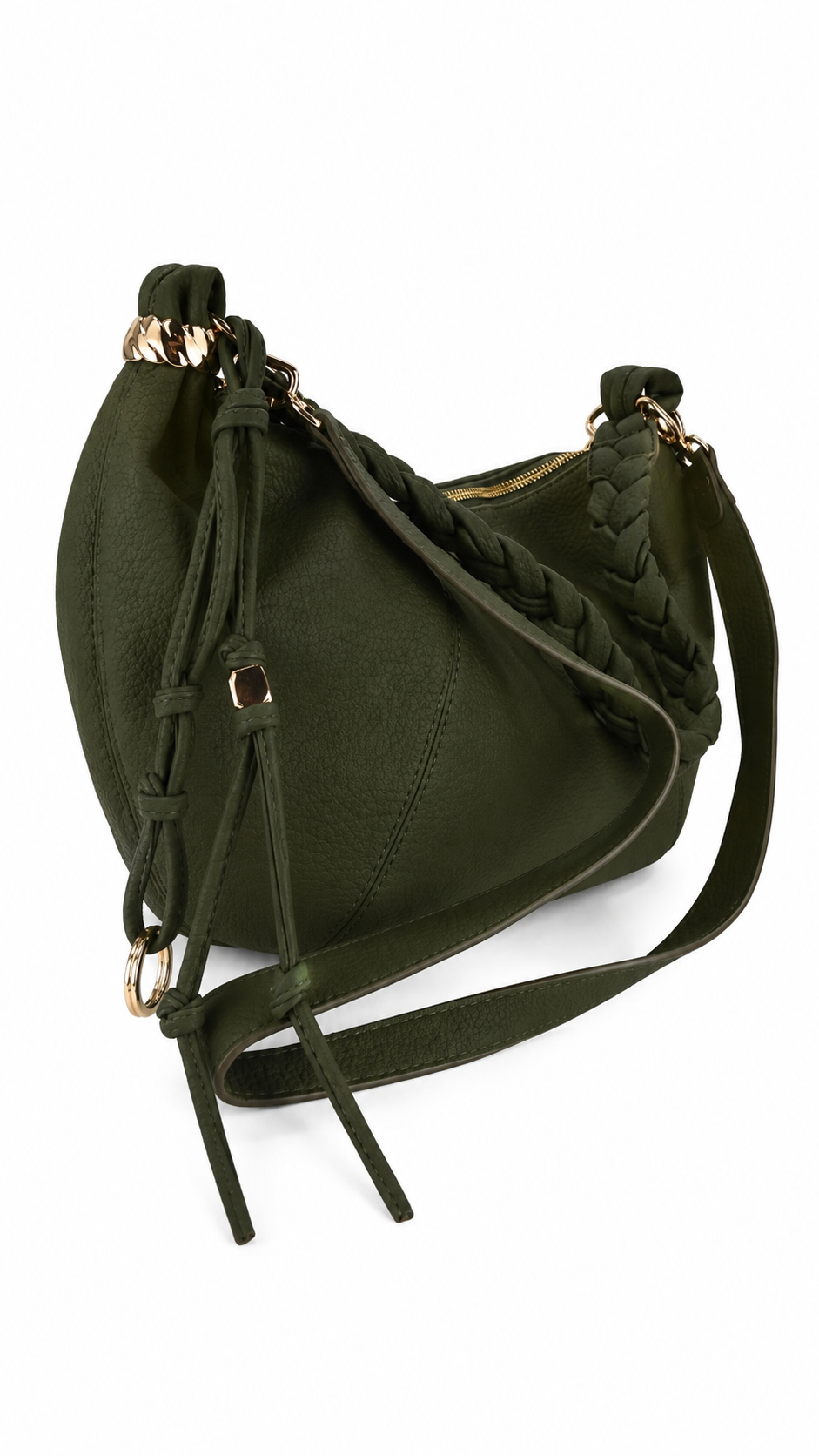 Bolso de mano a rayas