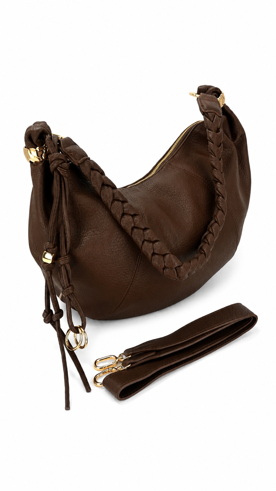 Bolso de mano a rayas