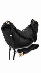 Bolso de mano a rayas
