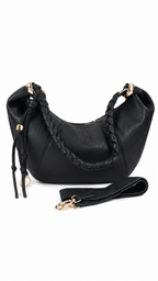 Bolso de mano a rayas