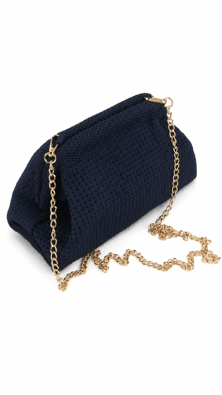 Bolso de mano a rayas