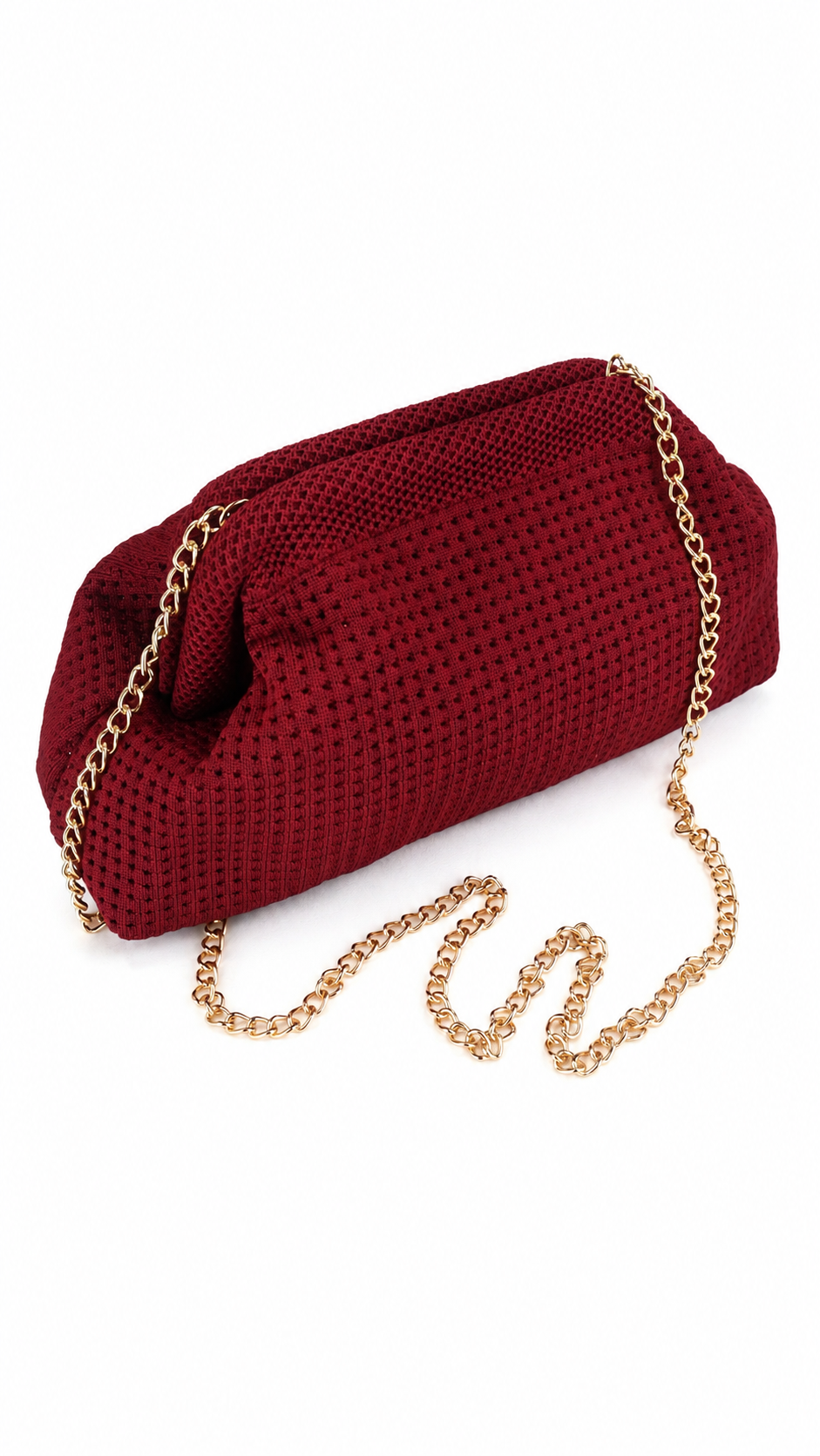 Bolso de mano a rayas