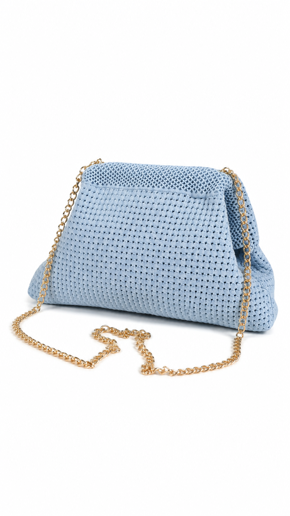 Bolso de mano a rayas
