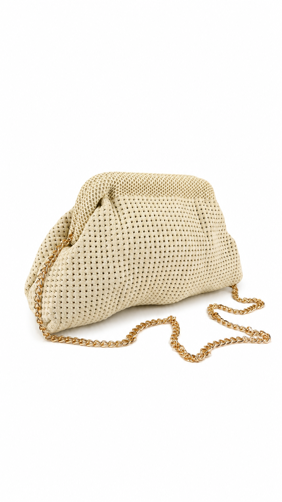 Bolso de mano a rayas