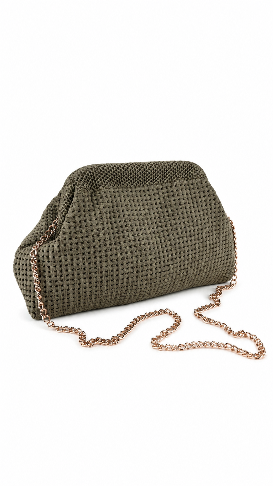 Bolso de mano a rayas