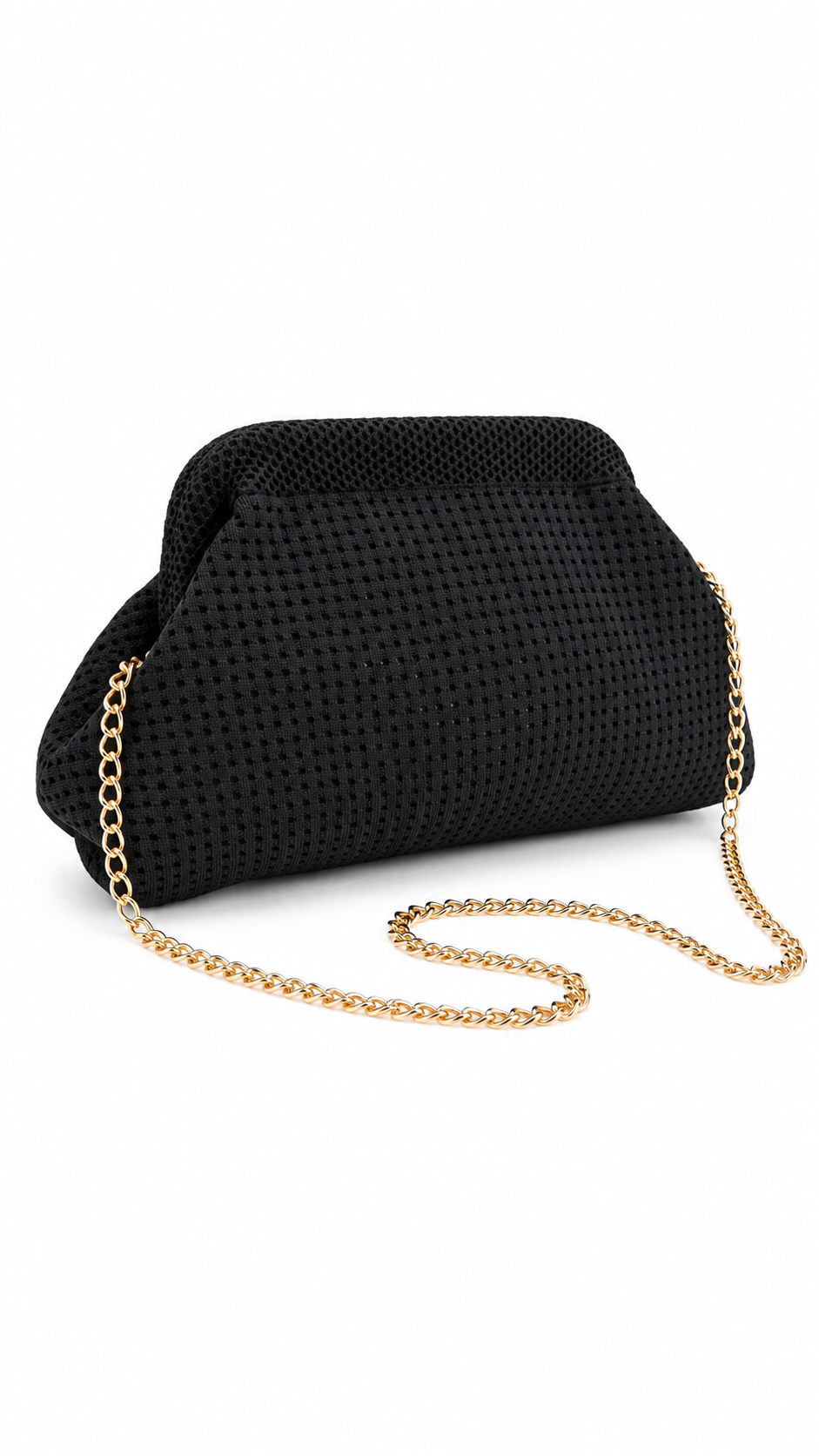 Bolso de mano a rayas