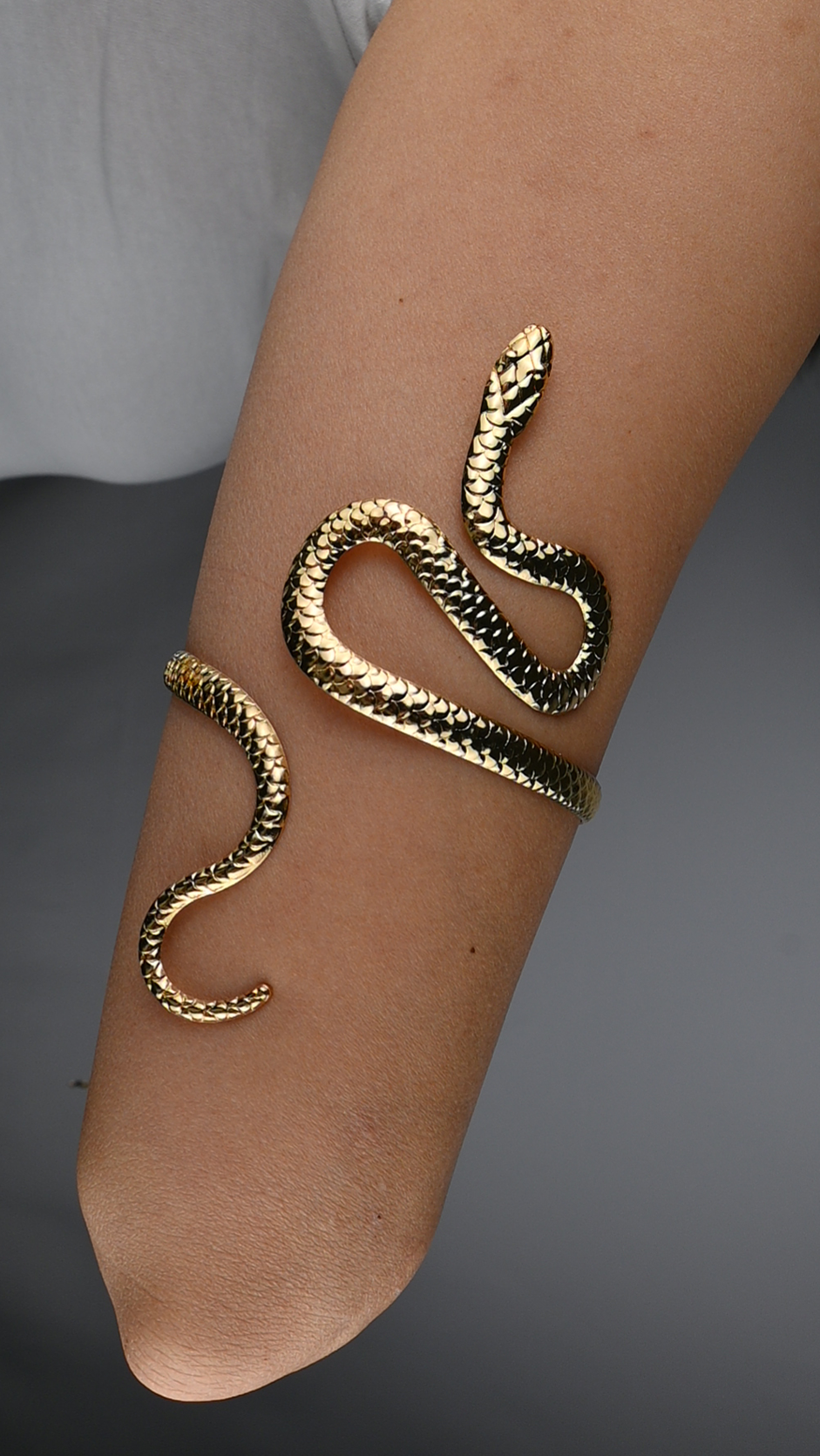 Bracciale da bicipite con serpente