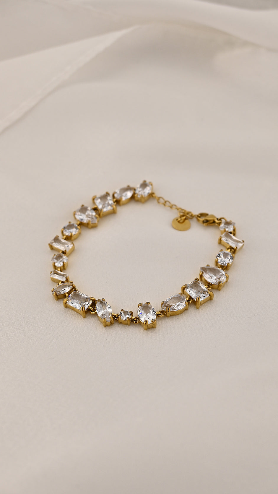 Bracciale tennis con pietre