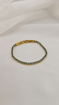 Bracciale tennis oro con pietre