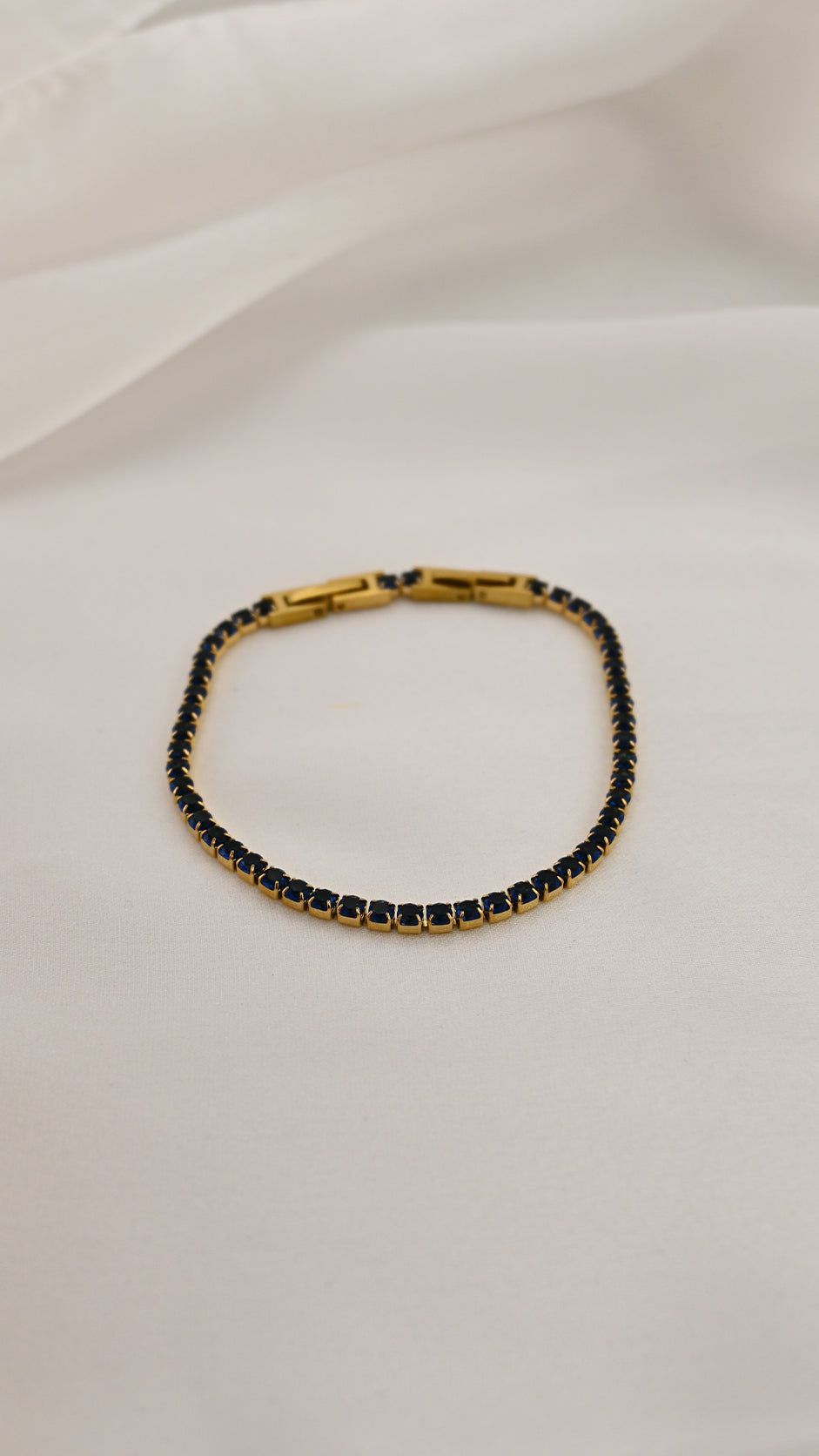 Bracciale tennis oro con pietre