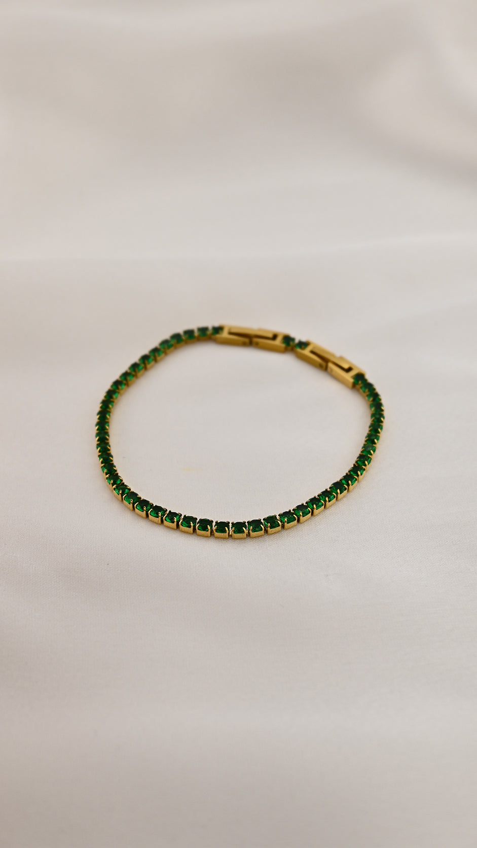 Bracciale tennis oro con pietre
