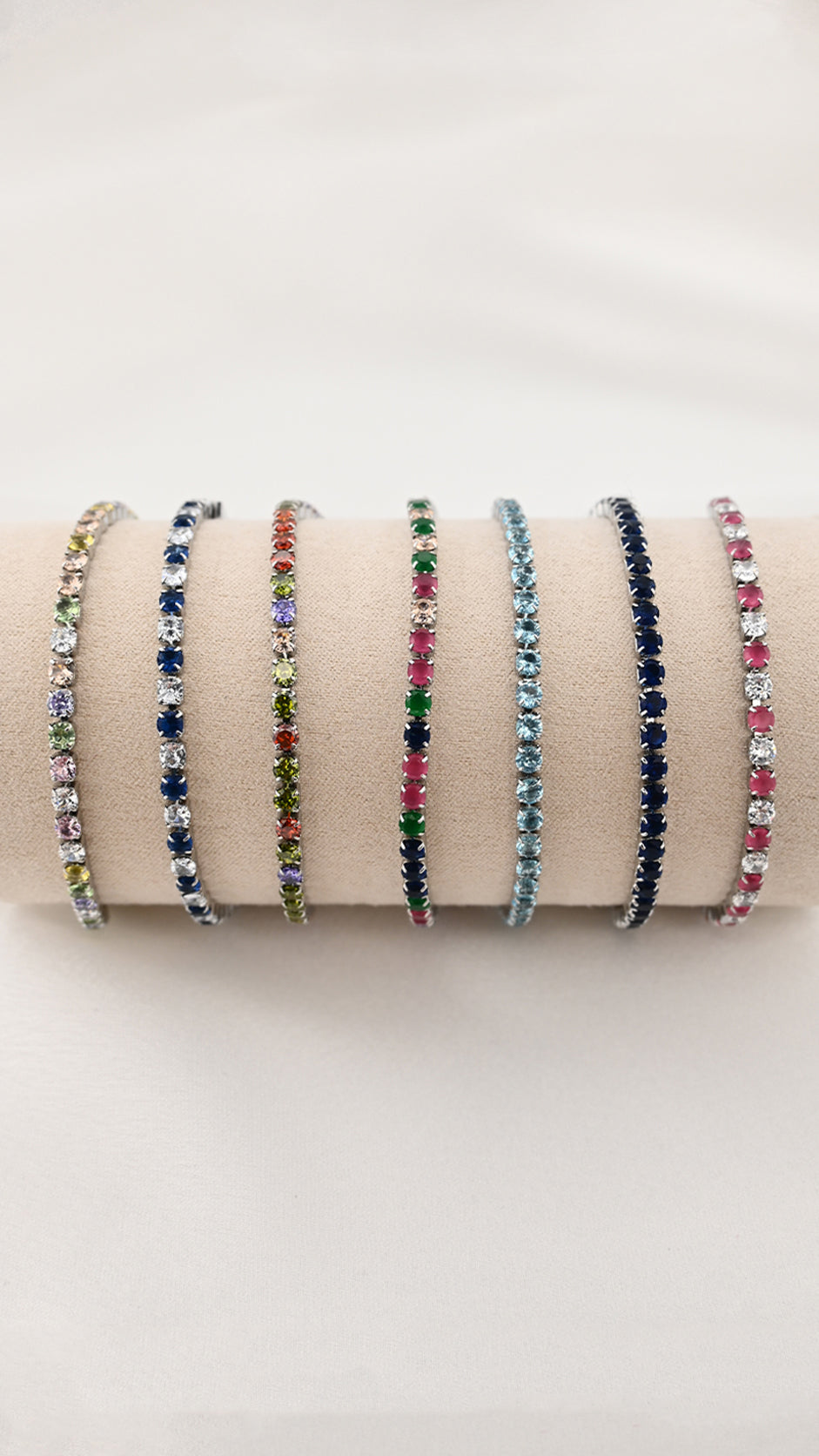 Bracciale tennis con pietre