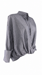 Camicia leggera con nodo frontale