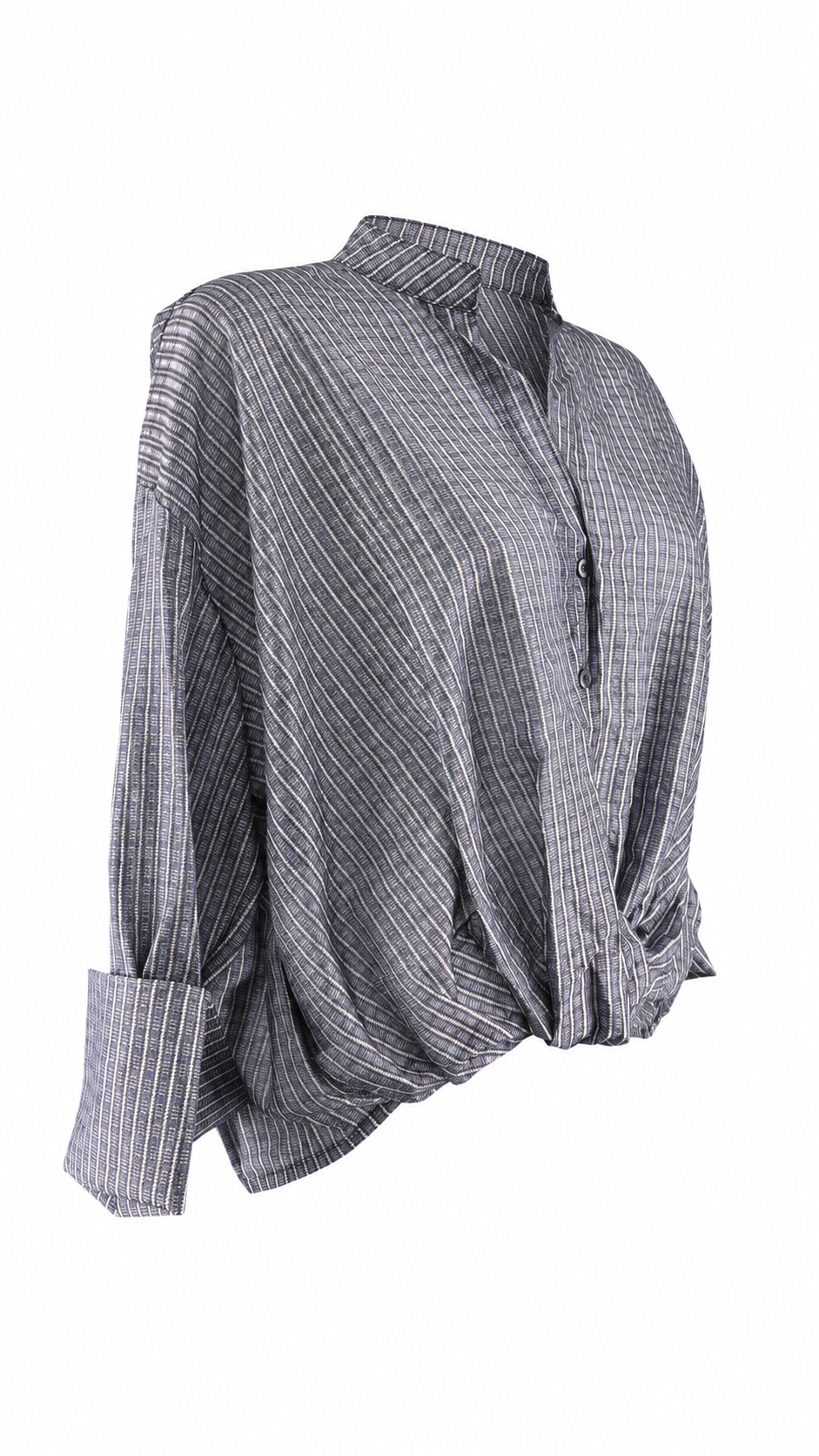 Camicia leggera con nodo frontale