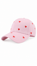 Cappello baseball cuoricini