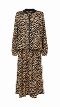 Giacca bomber leopardato