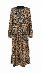 Giacca bomber leopardato