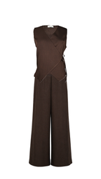 Pantalón ancho con pliegues