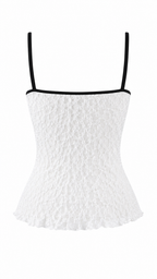 Top corto in pizzo