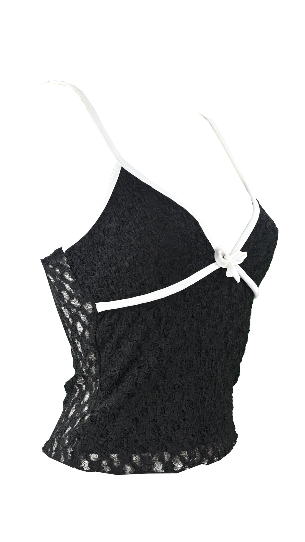 Top corto in pizzo