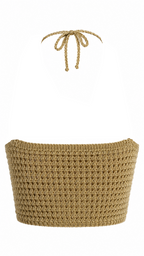 Top crochet effetto rete
